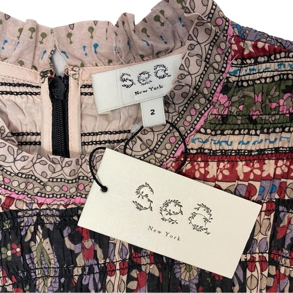 Sea New York Brooke Border Dress - NEW - Picture 9 of 14